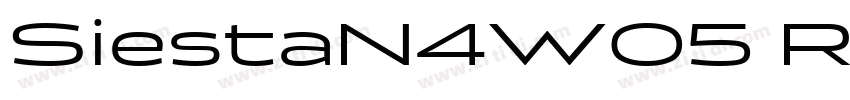 SiestaN4W05 Regular字体转换